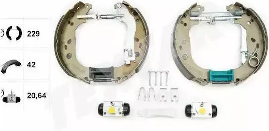 Set Brake Pads Fiat Idea 350 Ate 03052091203