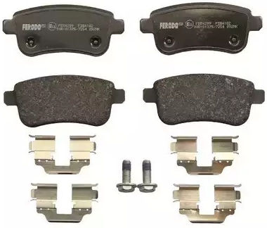 Plăcuțe de frână Renault Grand Scénic III JZ0 1 ATE 13046027572
