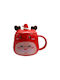 Fylliana Christmas Mug Ceramic Red L13xW11cm.