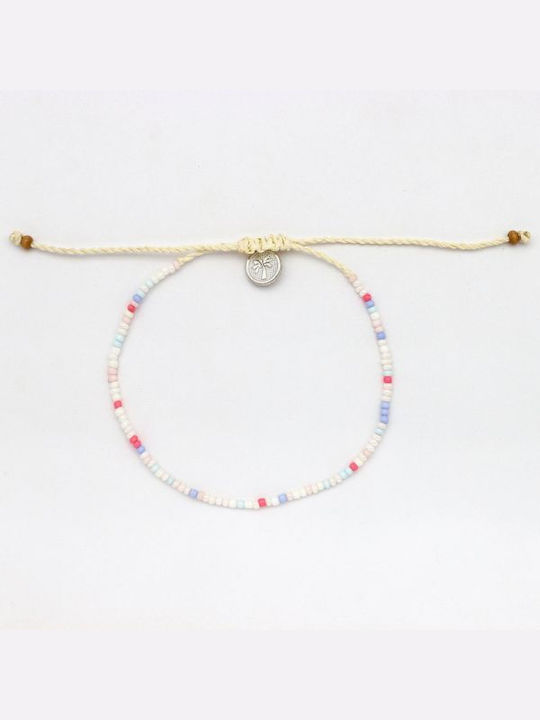 Bracelet Mini White Multi Beads