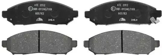 Brake Pads Nissan Navara Chassis Plate D40 Ate 13046057832