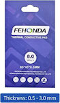 Fehonda 8.0W Thermal Pad 85mm x 45mm size 0,5mm thickness Γκρι