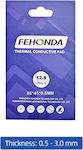 Fehonda 12.8w Wärmeleitpad 85mm*45mm Größe 0,5mm Dicke Gray