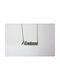 Stainless Steel Necklace Name Natasha Silver 1pc