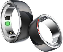 HiFuture FUTURERING Smart Ring 60mm Wasserdicht mit Pulsmesser Schwarz