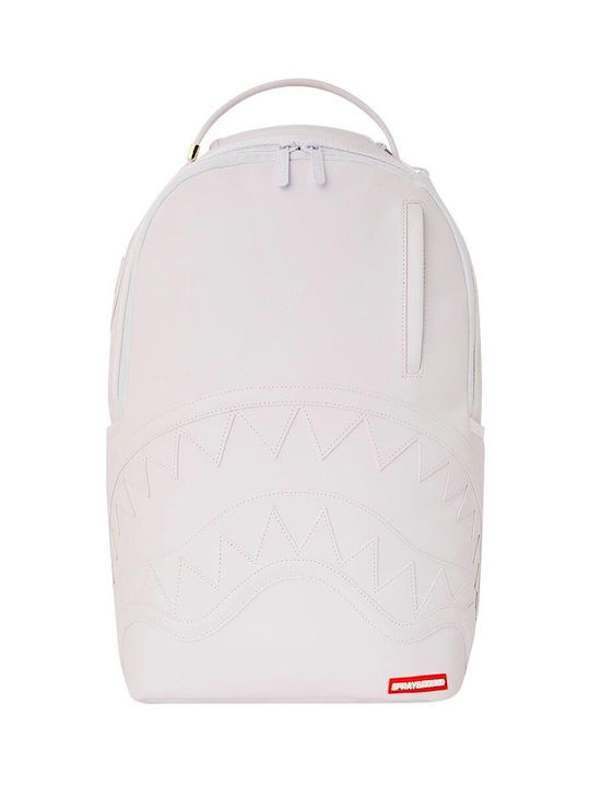 Sprayground Shark Σχολική Τσάντα Πλάτης Γυμνασίου - Λυκείου σε Λευκό χρώμα