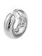 Impressive Chunky Ear Cuff Hammered Steel Earring