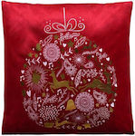 Fylliana Christmas Decorative Pillow Square Red...