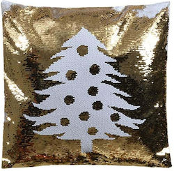 Fylliana Goldenes Weihnachtsdekoratives Kissen