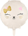 Ballon Folie Geburtstagsfeier Rund Beige