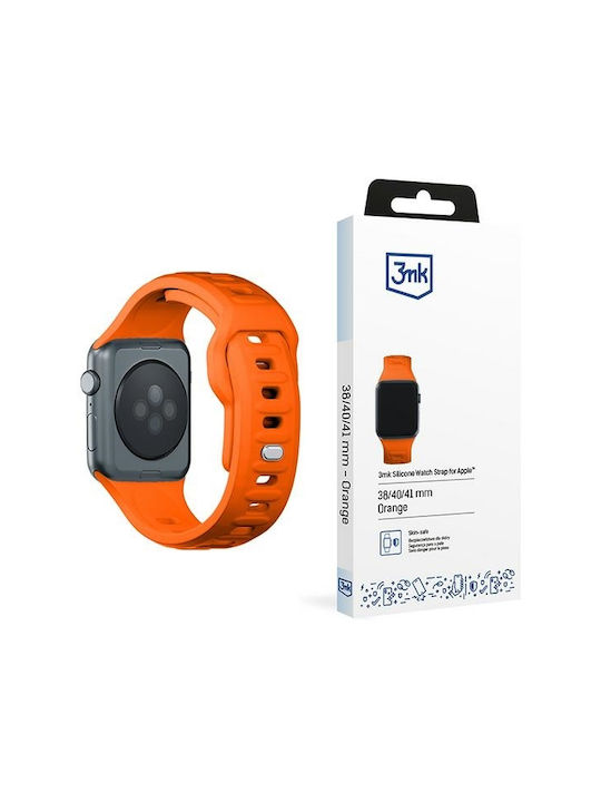 3MK Curea Silicon cu Pin Portocaliu (Apple Watch 38/40/41/42mm)