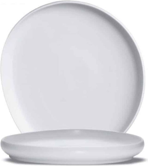 Prestige Plate Shallow made of Porcelain White with Diameter 28cm