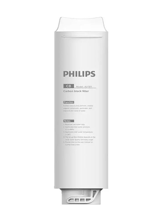 Philips Ανταλλακτικό Φίλτρο Νερού Κάτω Πάγκου από Ενεργό Άνθρακα 0.1 μm