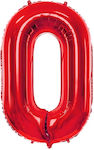 Balloon Foil Jumbo Number Red 86cm