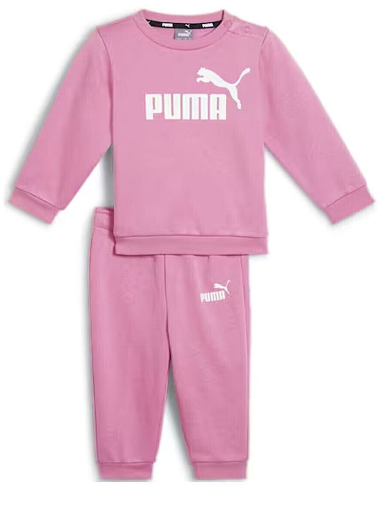 PUMA Kids Sweatpants Set Purple 2pcs Minicats