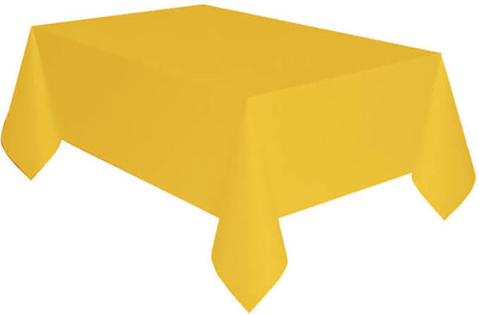 Amscan Τραπεζομάντηλο για Party Χάρτινο 274x137cm Κίτρινο 9915404-205