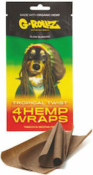 G-rollz Blunt Hemp Wraps Tropical Twist 4-pack