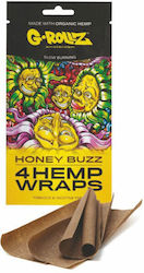 G-rollz Blunt Hemp Wraps Honey Buzz Honey 4-pack