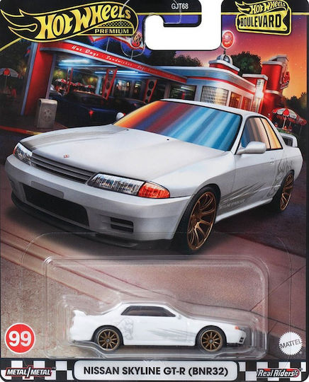 Hot Wheels Mașinuță Premium Bulevard Premium Nissan Skyline GT-R Vehicul 1:64 pentru 3+ Ani