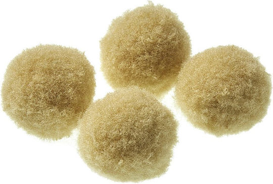 Nuova Vita Pom Pom Handwerk Beige mit Durchmesser 20mm Set 100Stück
