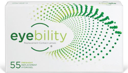 Eyebility 55 3 Μηνιαίοι Χωρίς Διοπτρία Φακοί Επαφής Υδρογέλης