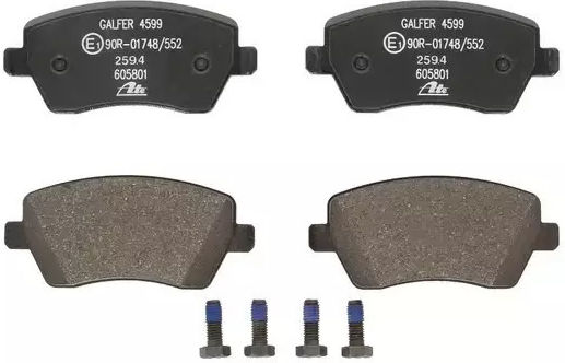 Plăcuțe de frână Nissan Micra C+c K12 Ate 13046058012