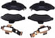 Brake Pads Ford Escort '91 Express Avl Ate 13046039652