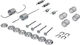 Set Brake Shoe Accessories Toyota Corolla Compact E10 Ate 03013791142
