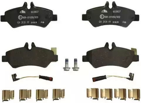 Brake Pads Mercedes-benz Sprinter 3 5-t Bus 906 Ate 13046038372