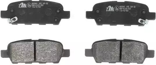 Plăcuțe de frână Nissan Qashqai Qashqai +2 J10 Jj10 Ate 13046058432