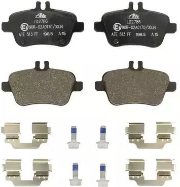 Brake Pads Mercedes-benz Slk R172 Ate 13047027862