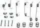 Set accesorii pentru saboti de frana Toyota Aygo Pab4 Kgb4 Ate 03013792872