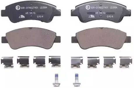 Накладки за спирачки Citroen C3 Picasso Ate 13047039942