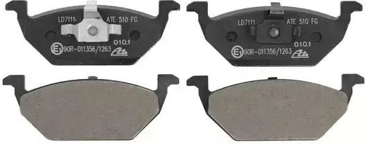 Brake Pads Vw Fox 5z1 5z3 Ate 13047071112