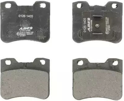 Plăcuțe de frână Peugeot 106 II 1 Ate 13046040662