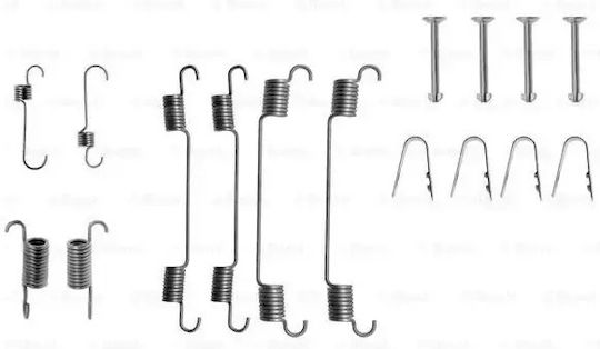Set Brake Shoe Accessories Suzuki Alto Ha11 Ate 03013791272