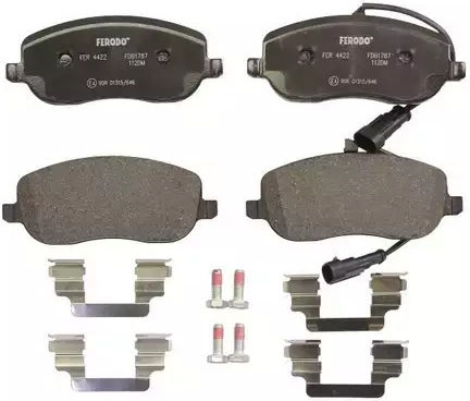 Brake Pads Citroen Jumpy Chassis Plate Bu Bv Bw Bx Ate 13046028632