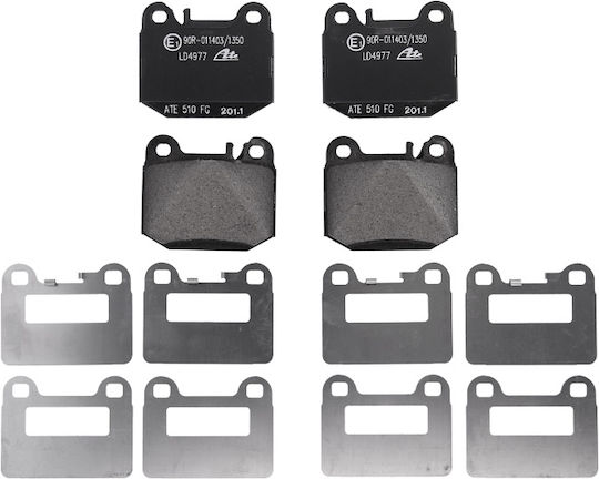 Placute de frana si discuri de frana pentru Mercedes-benz M-class W163 Ate 13047049772