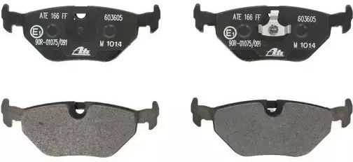 Plăcuțe de frână Saab 9-5 Ys3e Ate 13046036052