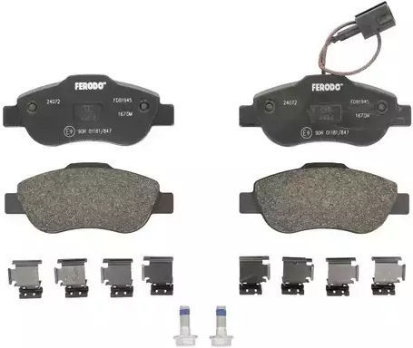 Brake Pads Fiat 500 C 312 Ate 13046038462