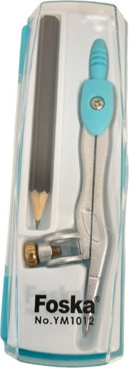 Foska Compass with Pencil Light Blue
