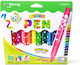 Yalong Waschbare Zeichenmarker Dicke Set 12Stück