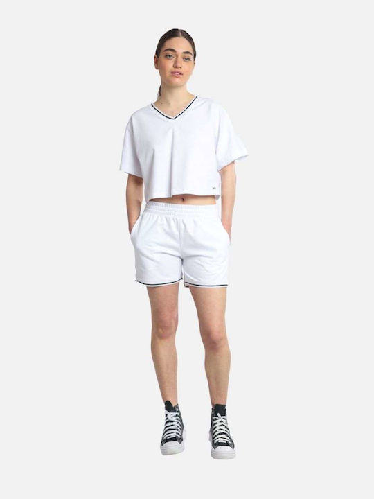 Paco & Co Женски комплект с Къси панталони White