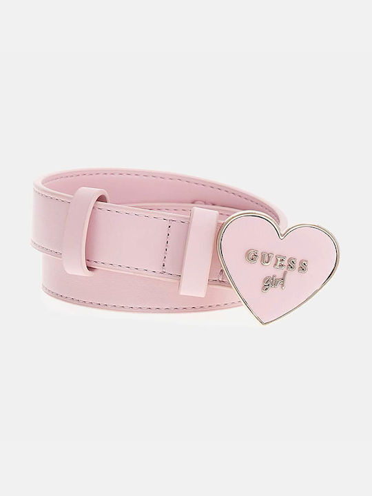 Guess Kids Belt Pink