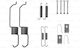 Set Brake Shoe Accessories Mazda Premacy Cp Ate 03013792622