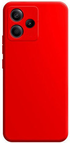 Umschlag Rückseite Silikon Rot (Redmi 13)