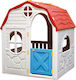 Plastic Kids Playhouse White Foldable 98x91x115cm