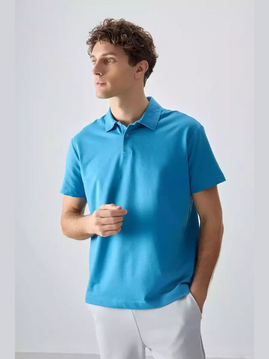 Petrol Industries Men's Blouse Polo Light Blue