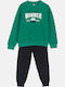 Kids Sweatpants Set Green 2pcs