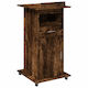 vidaXL Stand Music Height 107-107cm Brown 848028